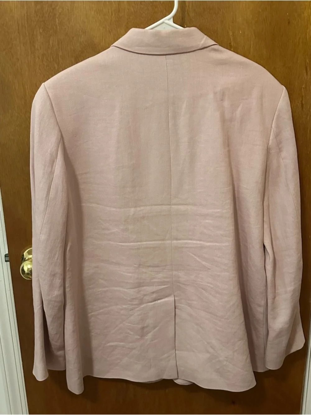 ZARA Light Pink Single-Breasted Tailored Blazer - Picture 3 of 3